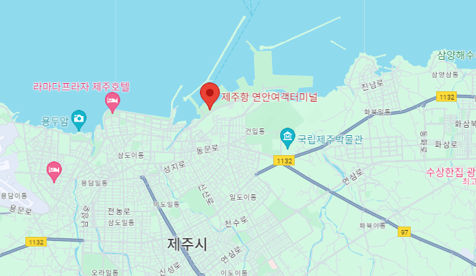 목포제주배편_제주항 연안여객터미널