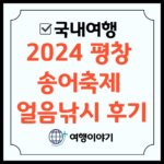 2024 평창 송어축제 얼음낚시 후기